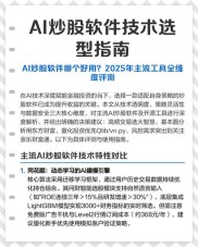 炒股软件怎么选？从业务、技术、成本、安全多维度对比分析
